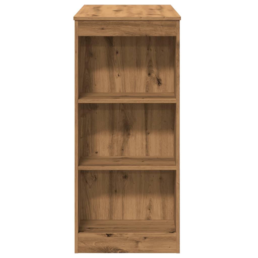 Bartafel Met Rekken 95X47X103,5 Cm Hout Artisanaal Eikenkleur artisanaal eikenkleurig