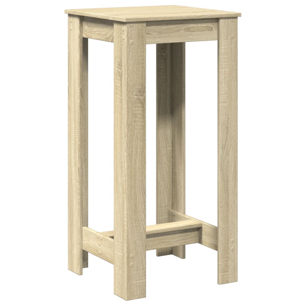 Bartafel 51x50x103,5 cm bewerkt hout sonoma eikenkleurig