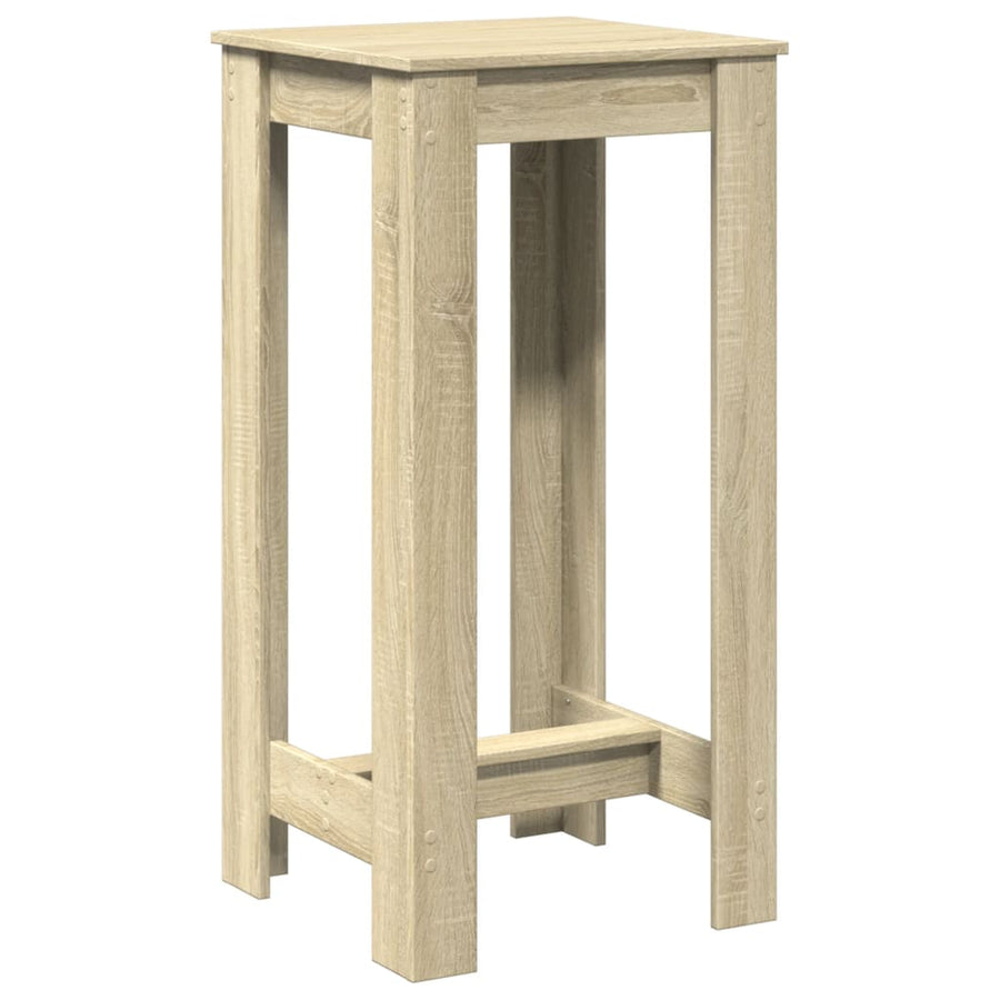 Bartafel 51x50x103,5 cm bewerkt hout sonoma eikenkleurig