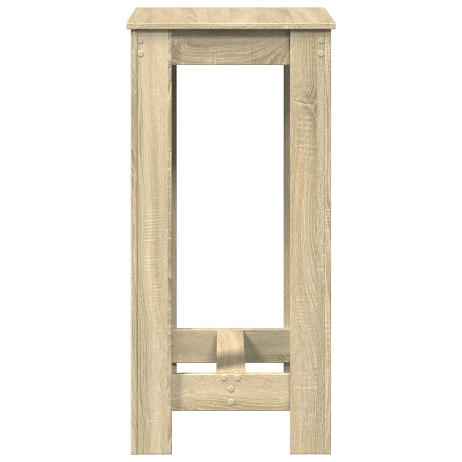 Bartafel 51x50x103,5 cm bewerkt hout sonoma eikenkleurig