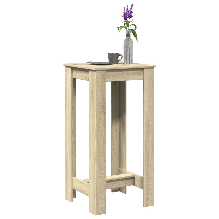 Bartafel 51x50x103,5 cm bewerkt hout sonoma eikenkleurig