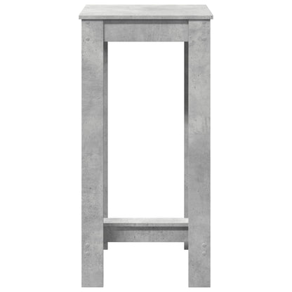 Bartafel 51x50x103,5 cm bewerkt hout betongrijs