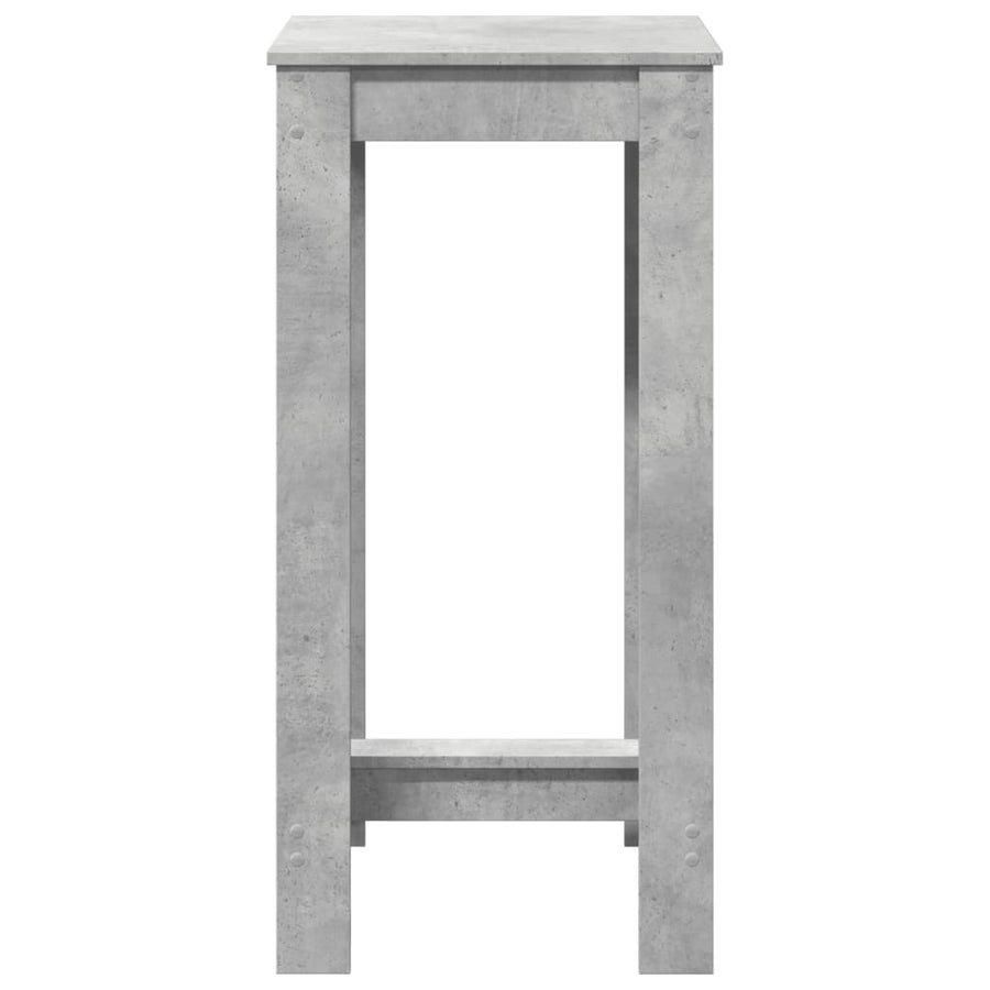 Bartafel 51x50x103,5 cm bewerkt hout betongrijs