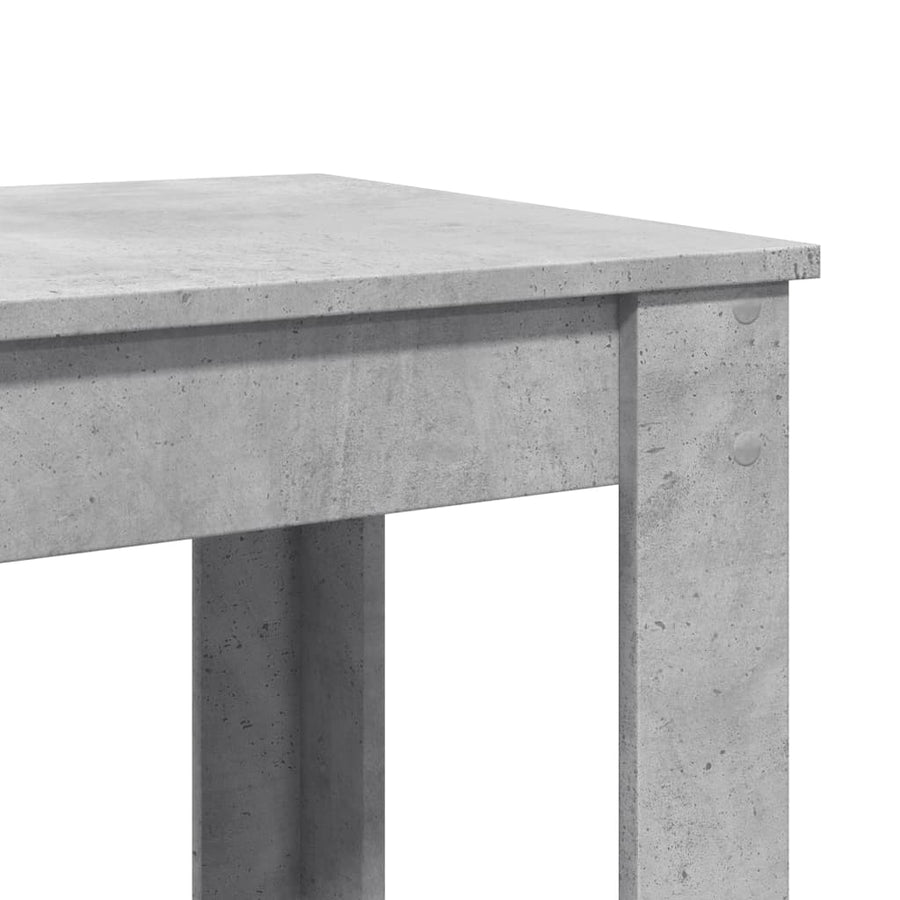 Bartafel 51x50x103,5 cm bewerkt hout betongrijs