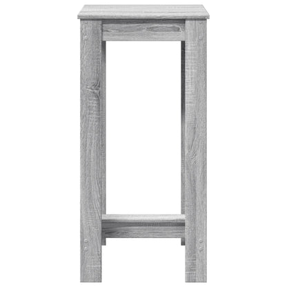 Bartafel 51x50x103,5 cm bewerkt hout grijs sonoma eikenkleurig
