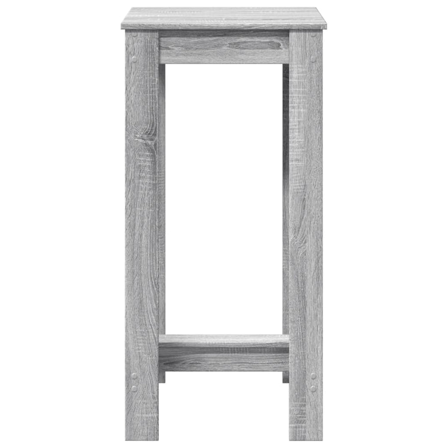 Bartafel 51x50x103,5 cm bewerkt hout grijs sonoma eikenkleurig
