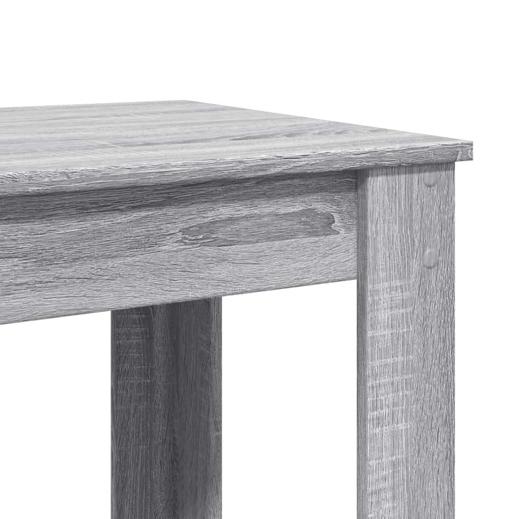 Bartafel 51x50x103,5 cm bewerkt hout grijs sonoma eikenkleurig