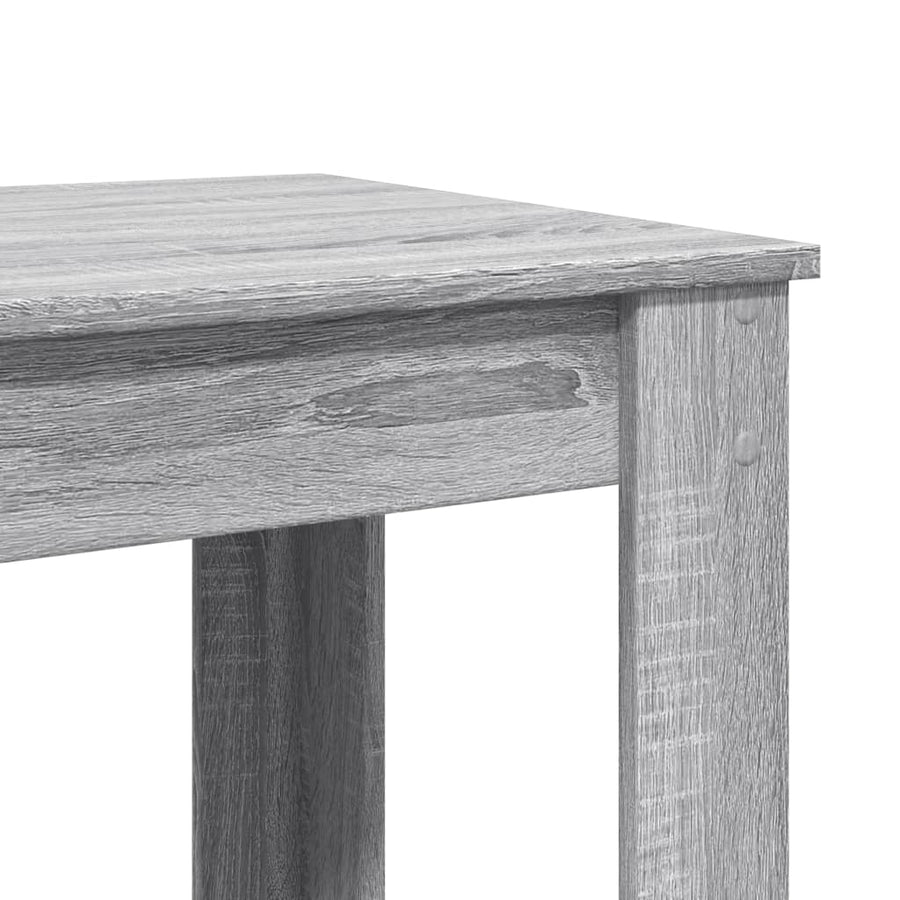Bartafel 51x50x103,5 cm bewerkt hout grijs sonoma eikenkleurig