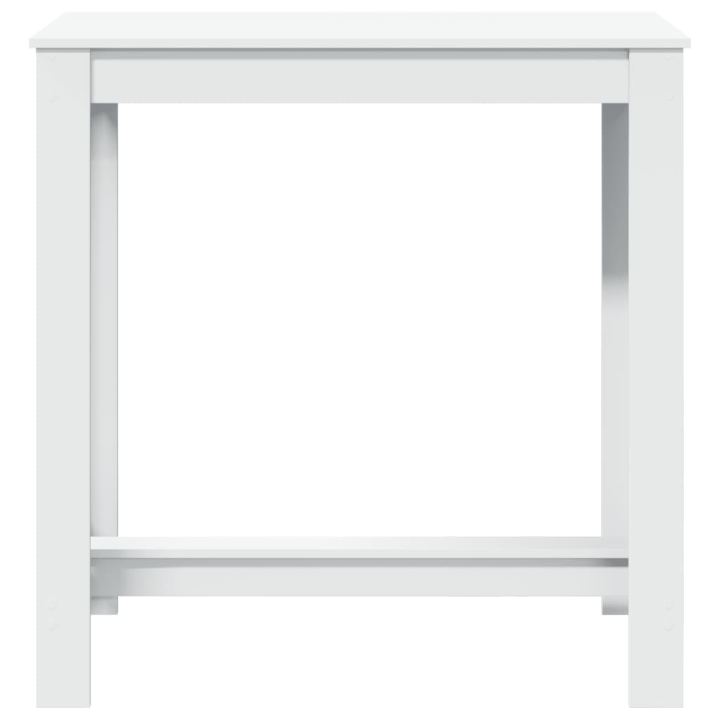 Bartafel 102x50x103,5 cm bewerkt hout wit