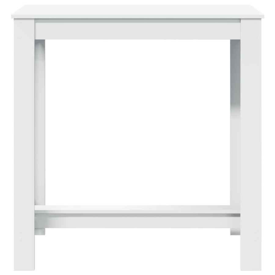 Bartafel 102x50x103,5 cm bewerkt hout wit