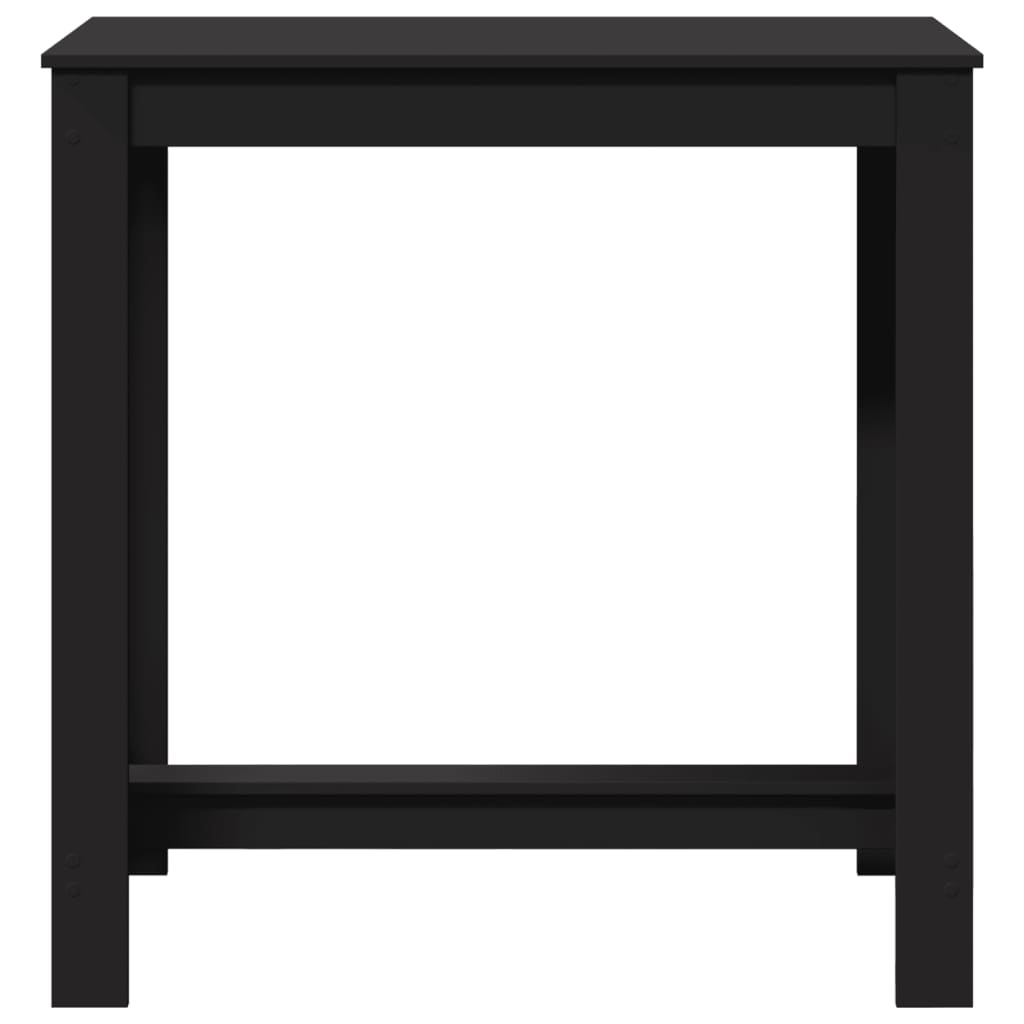 Bartafel 102x50x103,5 cm bewerkt hout zwart