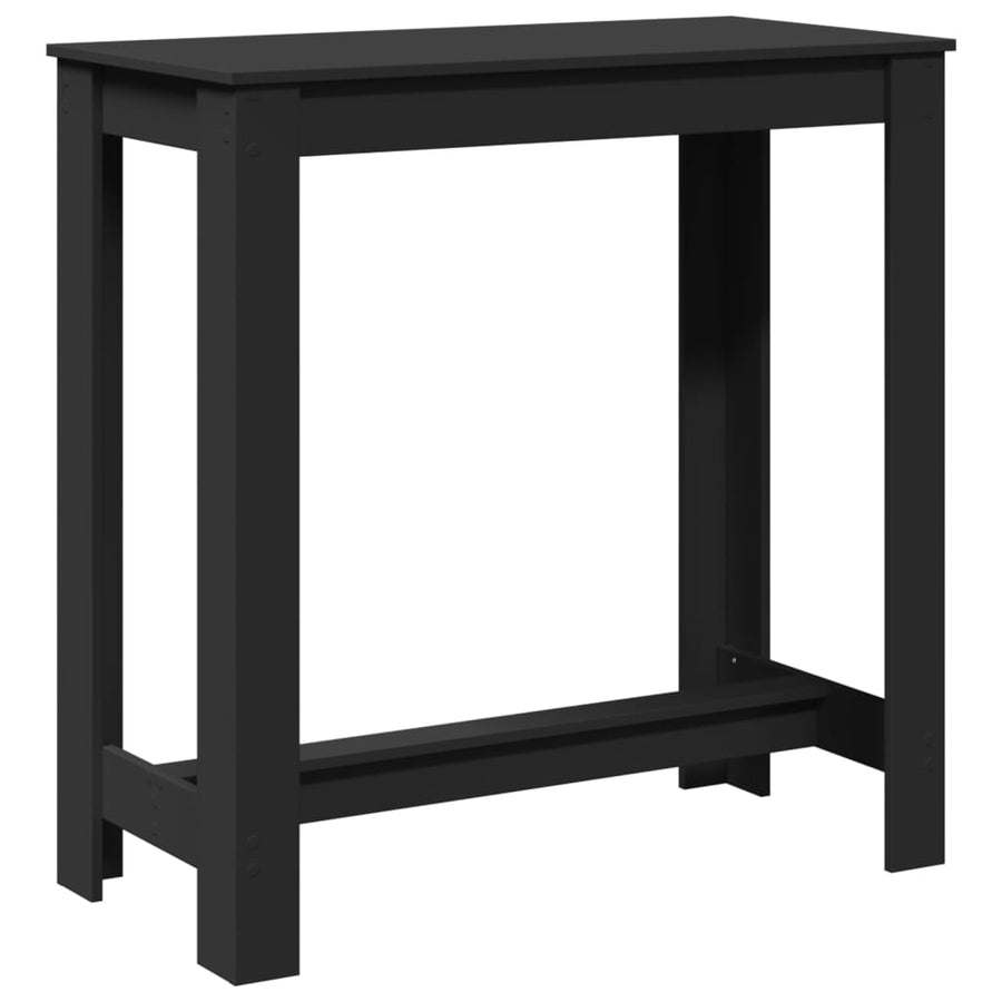 Bartafel 102x50x103,5 cm bewerkt hout zwart
