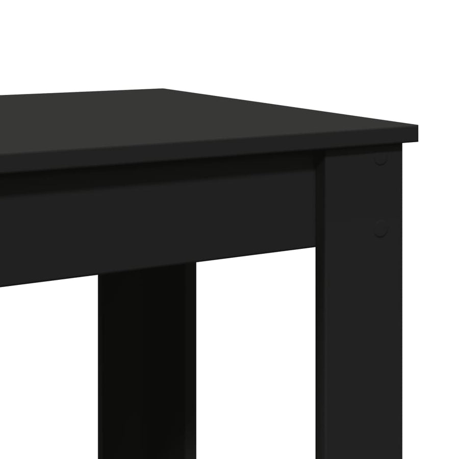 Bartafel 102x50x103,5 cm bewerkt hout zwart
