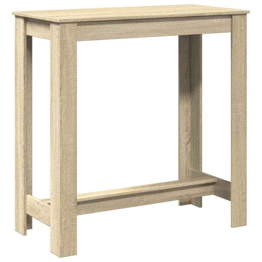 Bartafel 102x50x103,5 cm bewerkt hout sonoma eikenkleurig