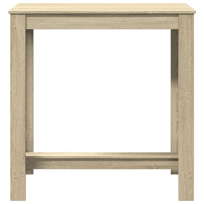Bartafel 102x50x103,5 cm bewerkt hout sonoma eikenkleurig