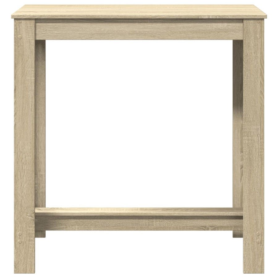 Bartafel 102x50x103,5 cm bewerkt hout sonoma eikenkleurig