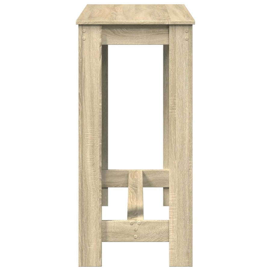 Bartafel 102x50x103,5 cm bewerkt hout sonoma eikenkleurig