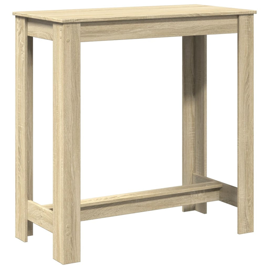 Bartafel 102x50x103,5 cm bewerkt hout sonoma eikenkleurig