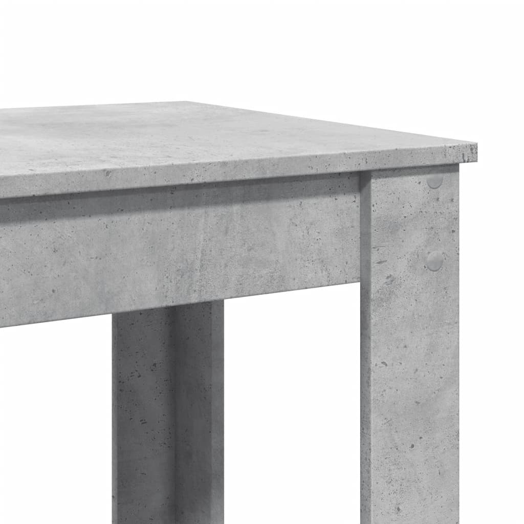 Bartafel 102x50x103,5 cm bewerkt hout betongrijs