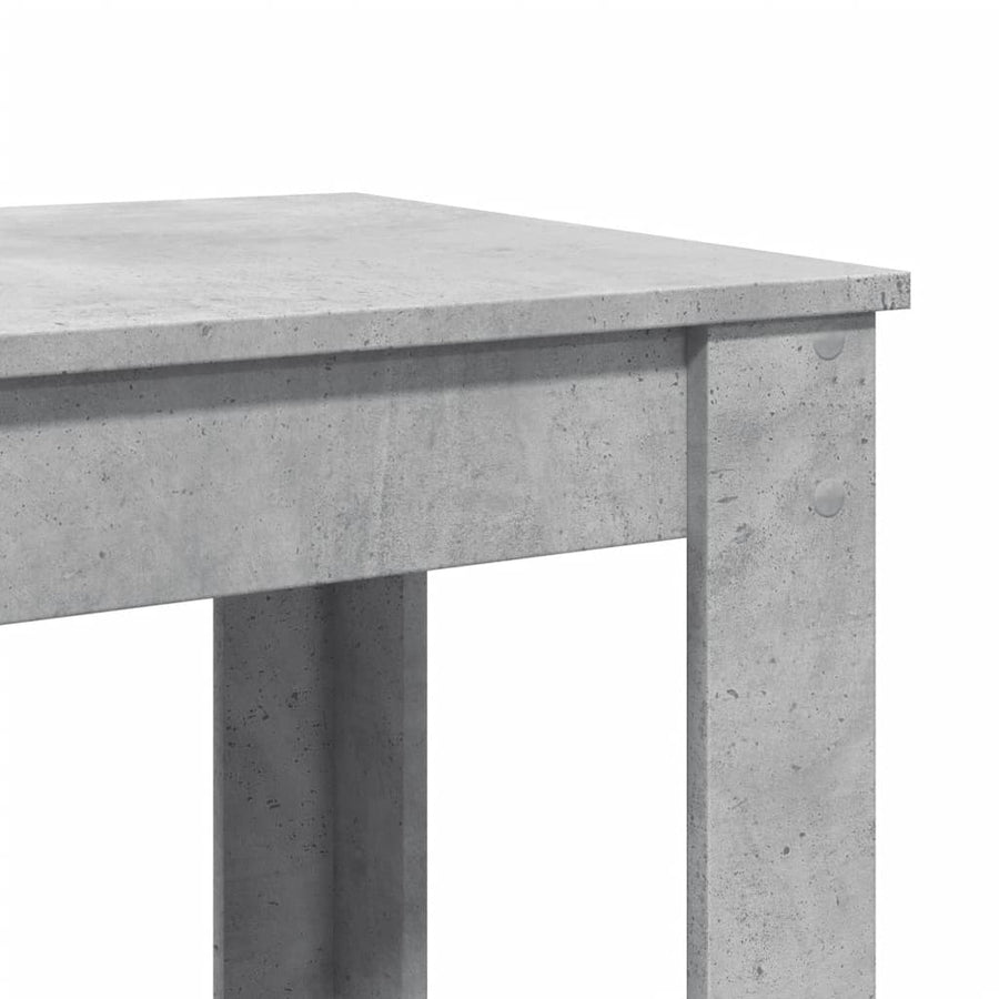 Bartafel 102x50x103,5 cm bewerkt hout betongrijs