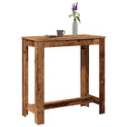Bar table 102x50x103.5 cm treated wood old wood color
