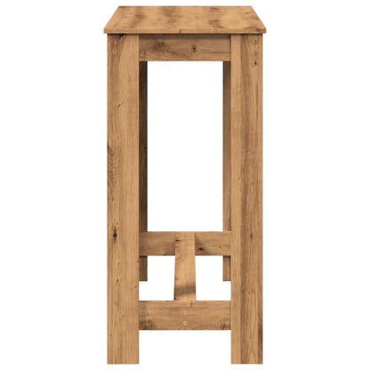 Bartafel 102x50x103,5 cm bewerkt hout artisanaal eikenkleurig