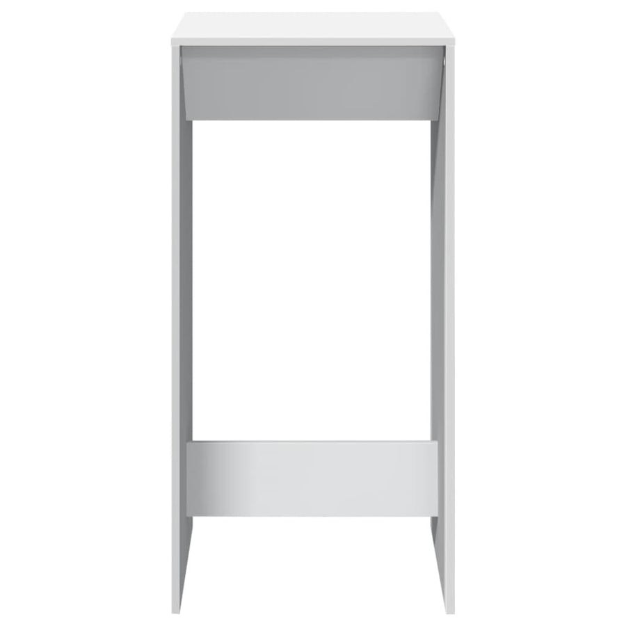 Bartafel 51x50x103,5 cm bewerkt hout wit