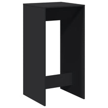 Bartafel 51x50x103,5 cm bewerkt hout zwart