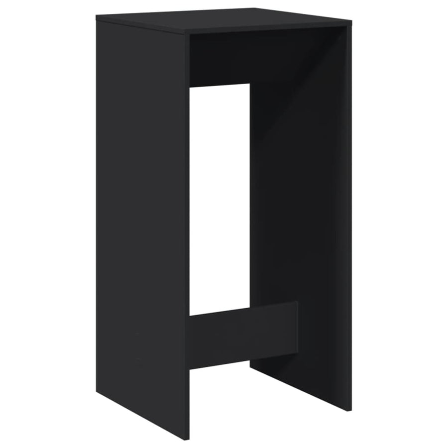 Bartafel 51x50x103,5 cm bewerkt hout zwart