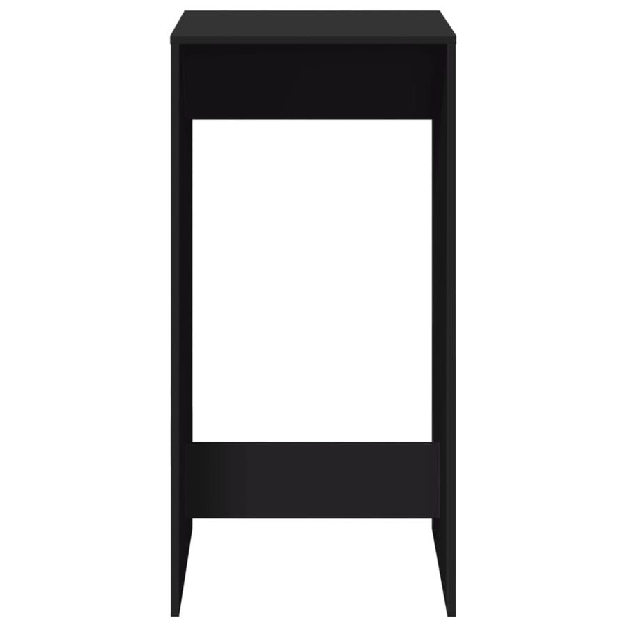 Bartafel 51x50x103,5 cm bewerkt hout zwart