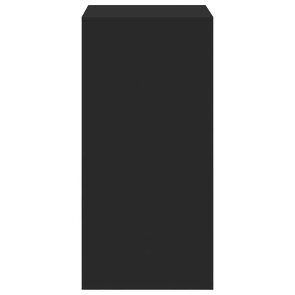 Bartafel 51x50x103,5 cm bewerkt hout zwart