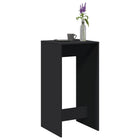Bar table 51x50x103.5 cm engineered wood black