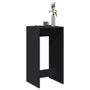 Bartafel 51x50x103,5 cm bewerkt hout zwart