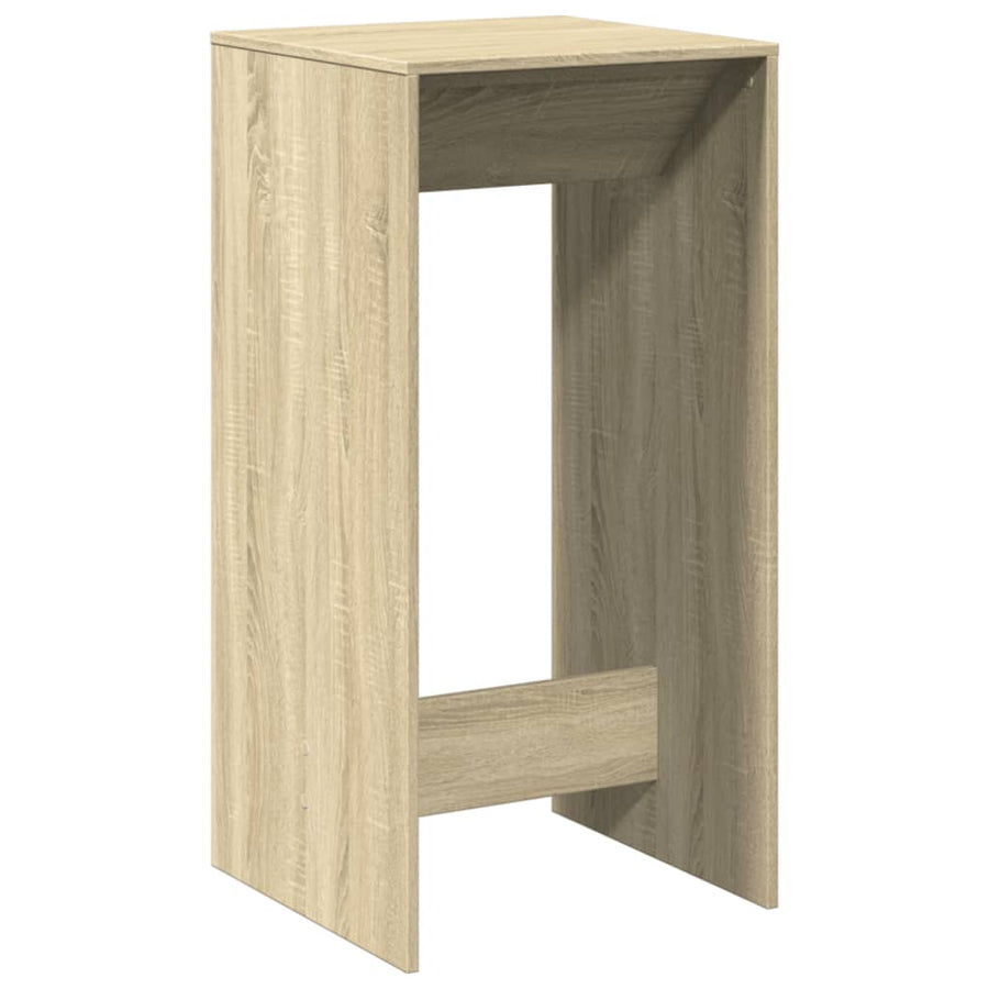 Bartafel 51x50x103,5 cm bewerkt hout sonoma eikenkleurig