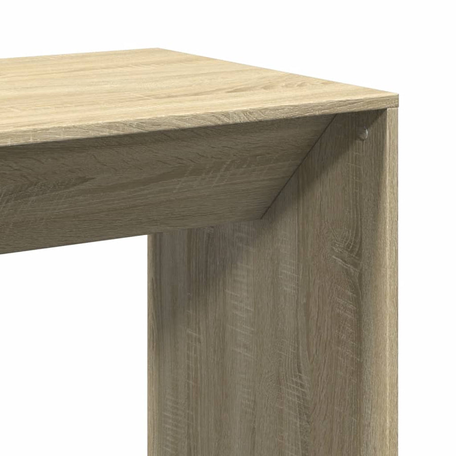 Bartafel 51x50x103,5 cm bewerkt hout sonoma eikenkleurig