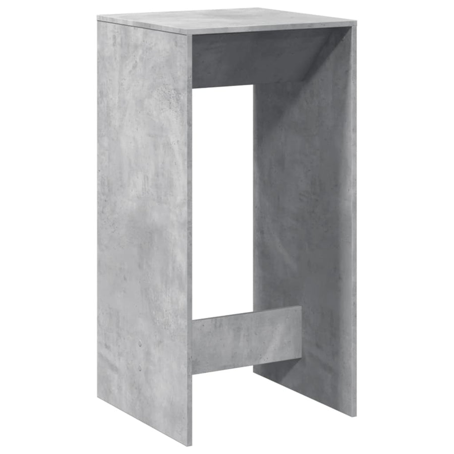 Bartafel 51x50x103,5 cm bewerkt hout betongrijs