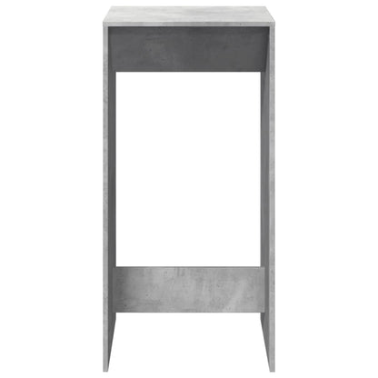 Bartafel 51x50x103,5 cm bewerkt hout betongrijs