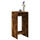 Bar table 51x50x103.5 cm engineered wood smoked oak finish