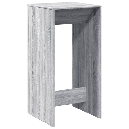 Bartafel 51x50x103,5 cm bewerkt hout grijs sonoma eikenkleurig