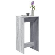Bartafel 51x50x103,5 cm bewerkt hout grijs