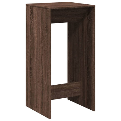 Bartafel 51x50x103,5 cm bewerkt hout bruin eikenkleurig
