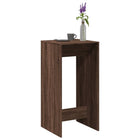 Bar table 51x50x103.5 cm engineered wood brown oak-coloured