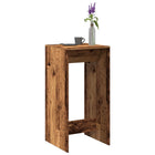 Bar table 51x50x103.5 cm distressed wood old wood colored