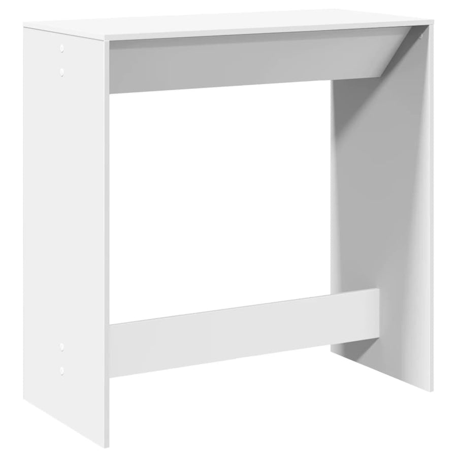 Bartafel 102x50x103,5 cm bewerkt hout wit