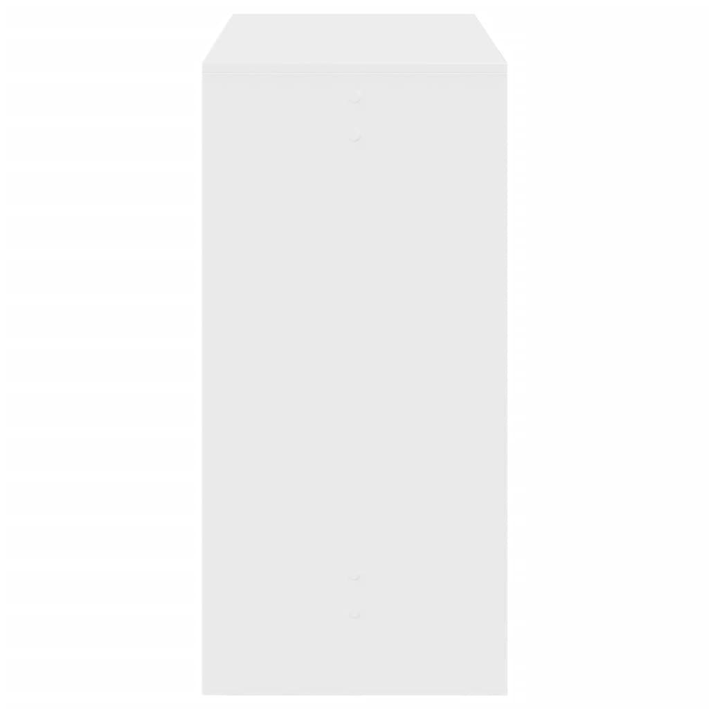 Bartafel 102x50x103,5 cm bewerkt hout wit
