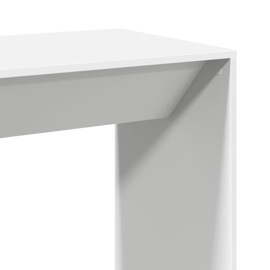 Bartafel 102x50x103,5 cm bewerkt hout wit