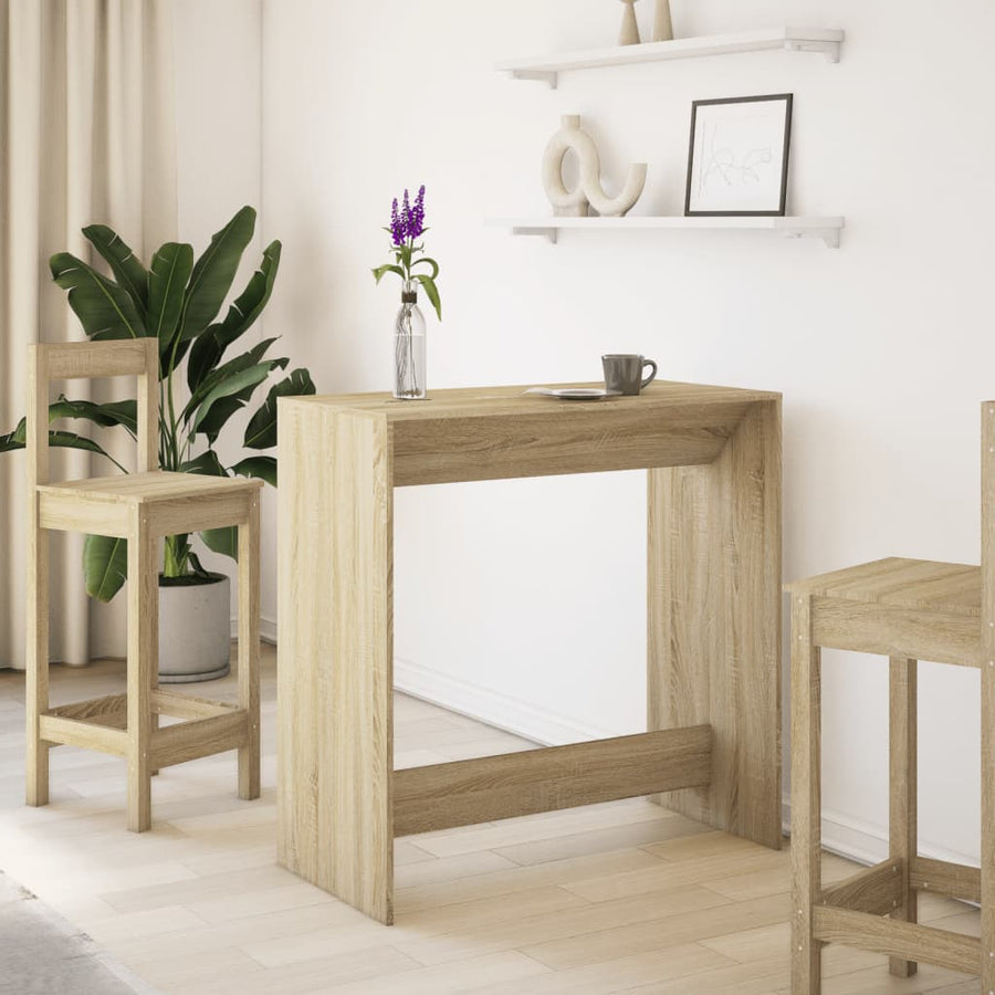 Bartafel 102x50x103,5 cm bewerkt hout sonoma eikenkleur