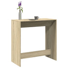 Bar table 102x50x103.5 cm engineered wood Sonoma oak color