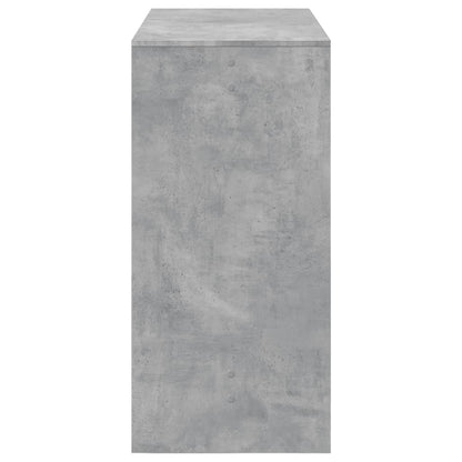 Bartafel 102x50x103,5 cm bewerkt hout betongrijs