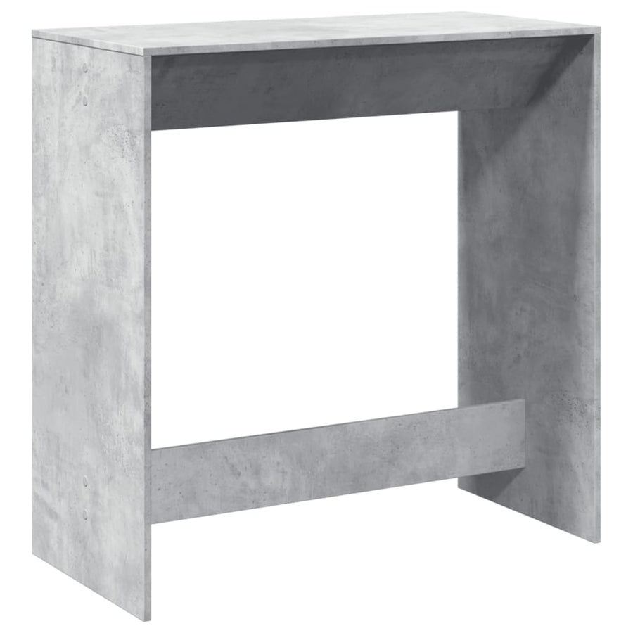 Bartafel 102x50x103,5 cm bewerkt hout betongrijs